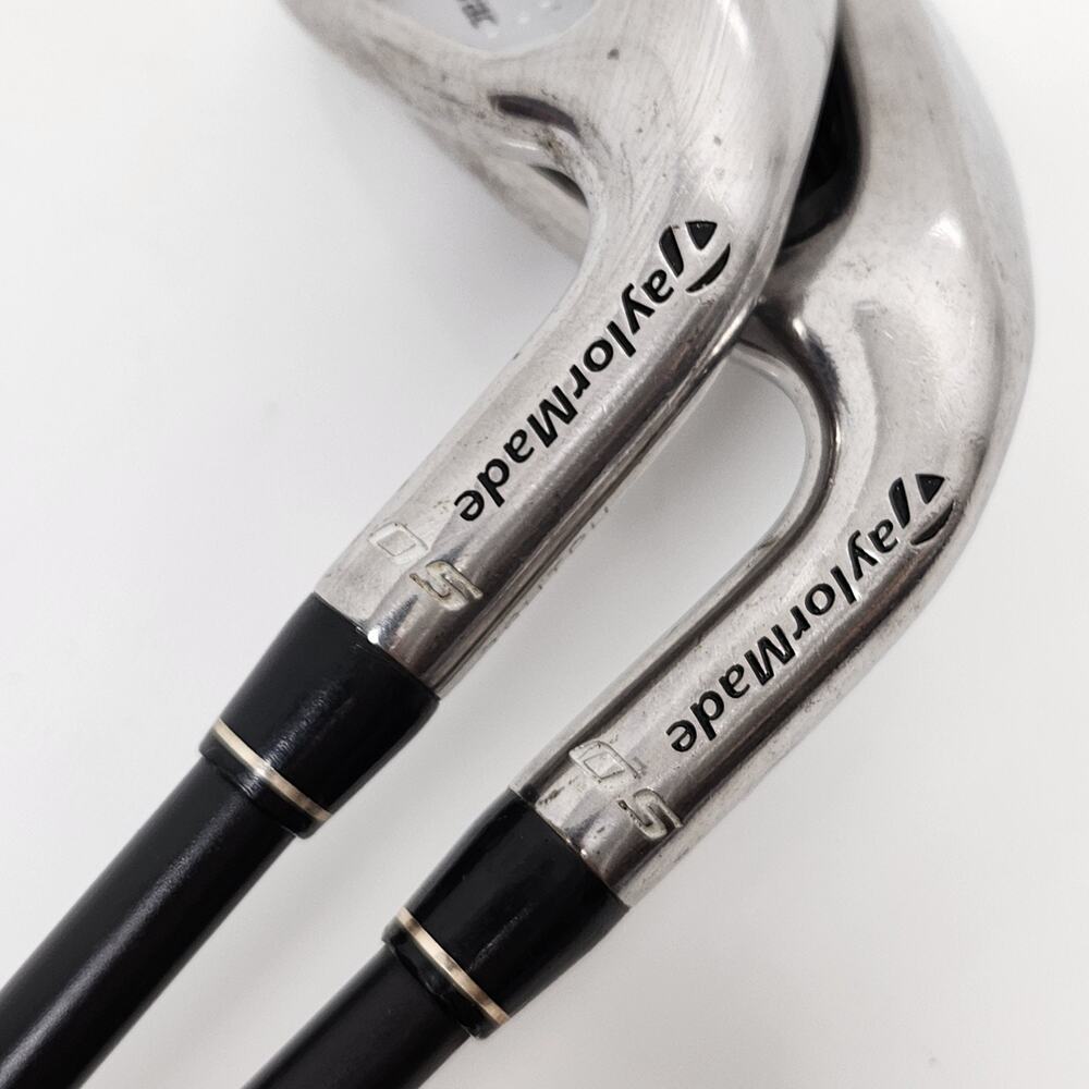 TaylorMade RAC OS Lot of 5 & 6 Irons Graphite Shafts Senior-Flex RH 38.5" -38" - Picture 6 of 12